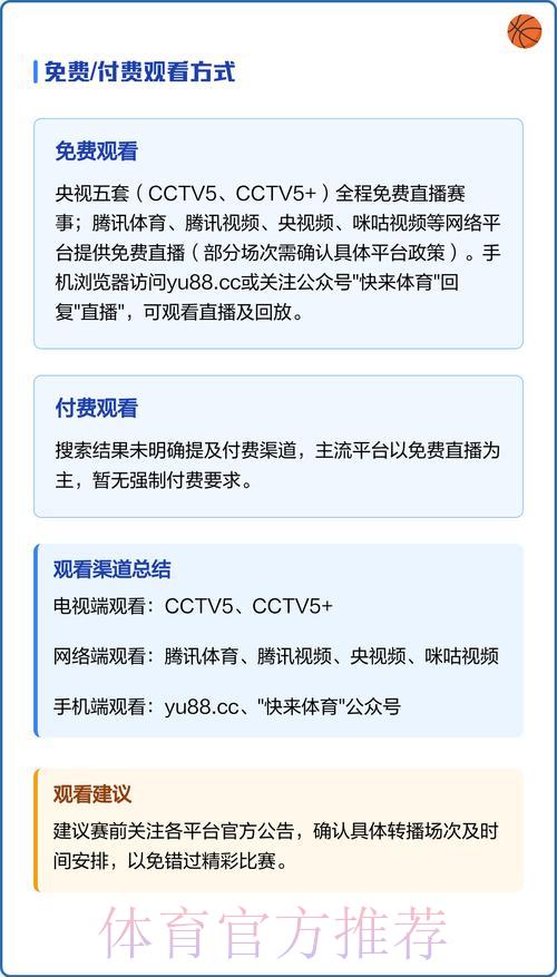 世界杯免费直播观看指南